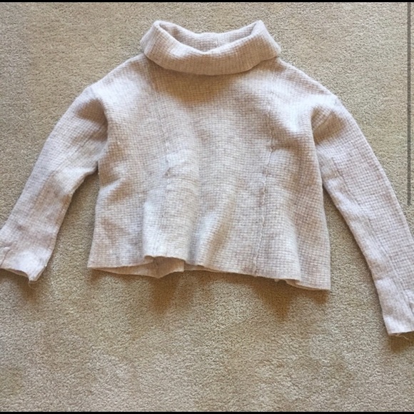 Free People Sweaters - Free People Crop Turtleneck Sweater